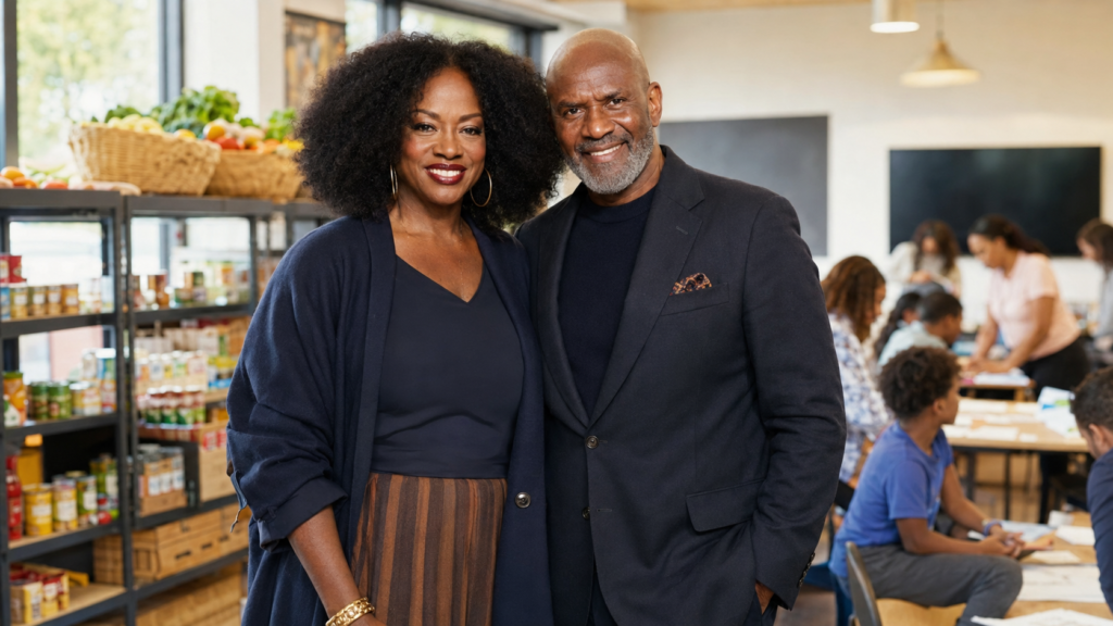 Viola Davis and Julius Tennon