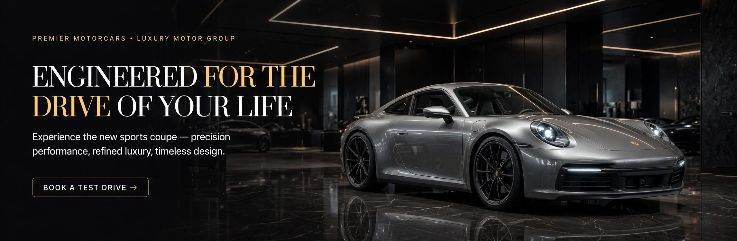 Premier Motorcars — Engineered for the drive of your life