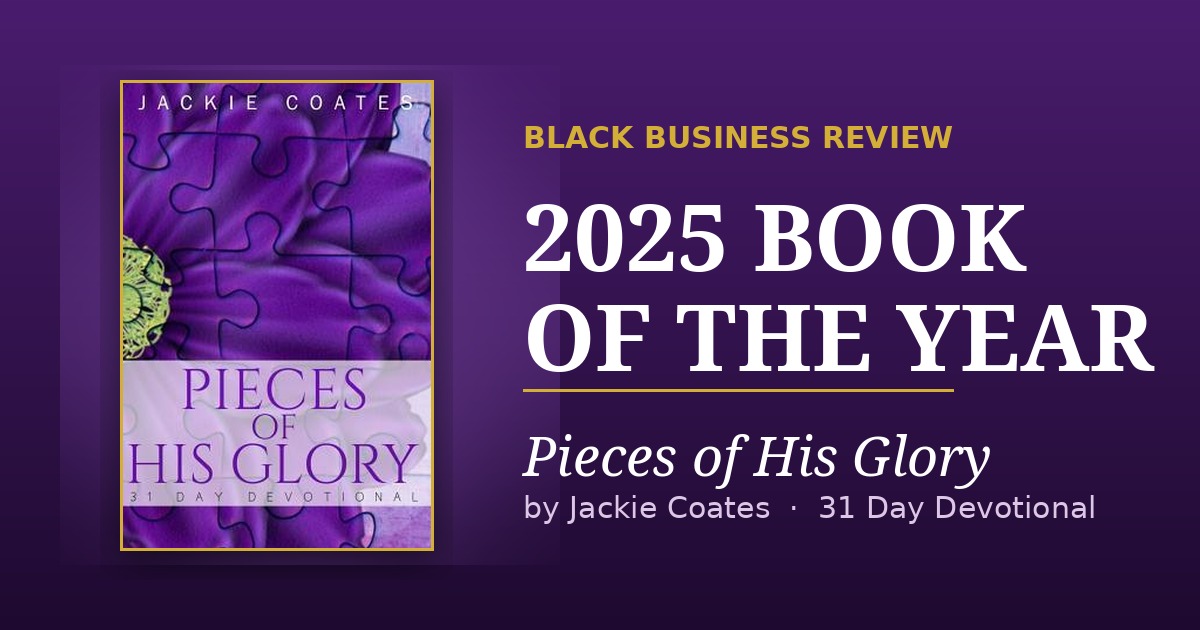 Pieces of His Glory by Jackie Coates — 2025 BBR Book of the Year